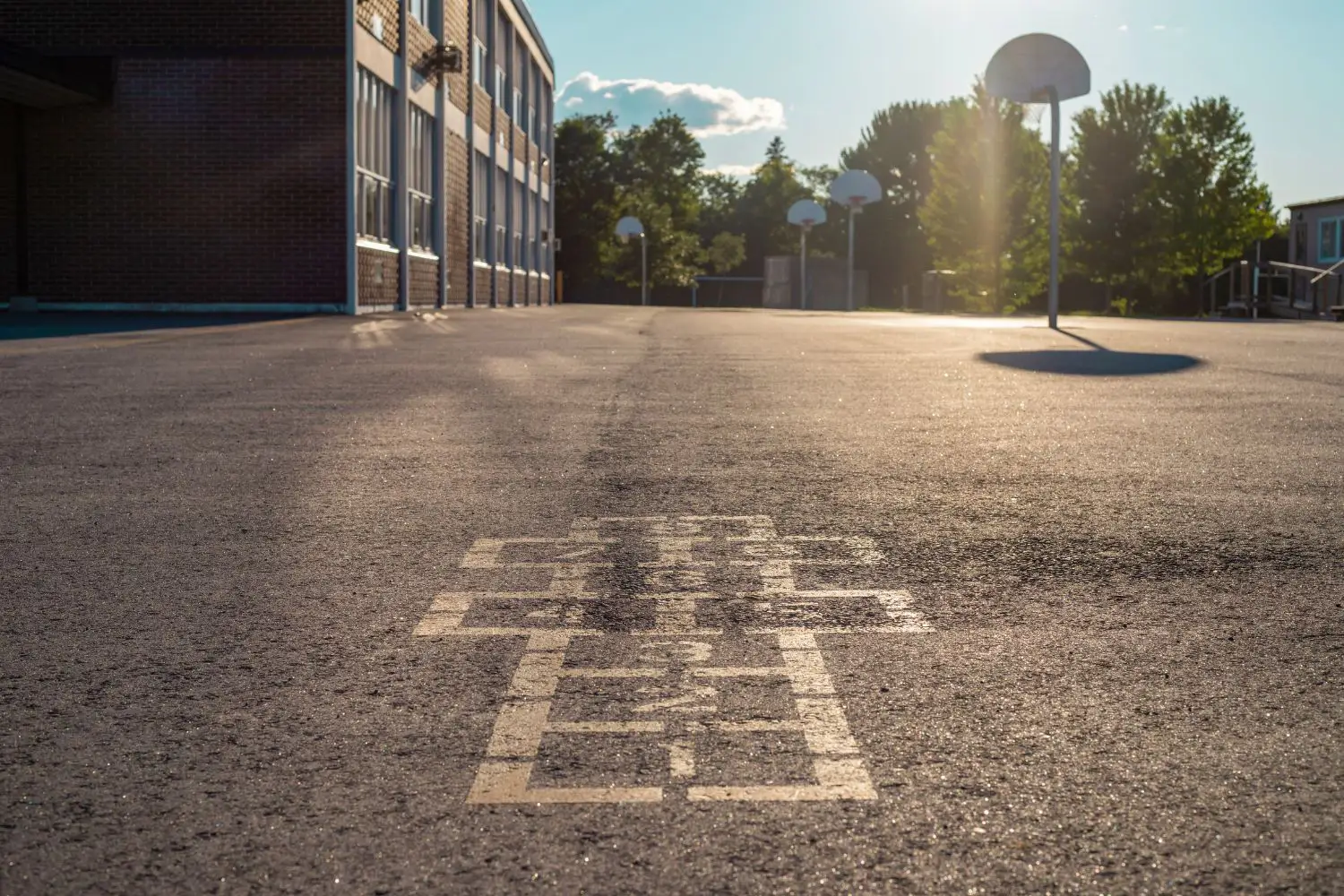 Empty Schoolyard